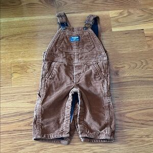 OshKosh B'gosh Tan Corduroy Overalls